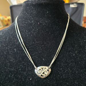 Brighton 3 Strand Eve Delight Serenity Vine Crystal Necklace